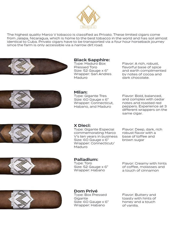 Sunrise to Sunset Marco V Cigar Pairing Event!