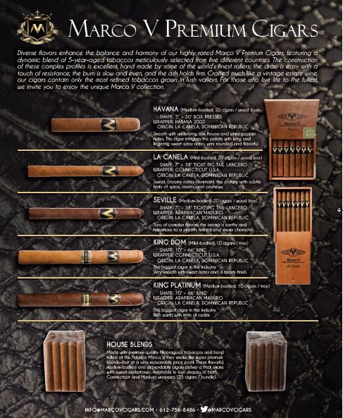 The Marco V Cigars Cigar Portfolio
